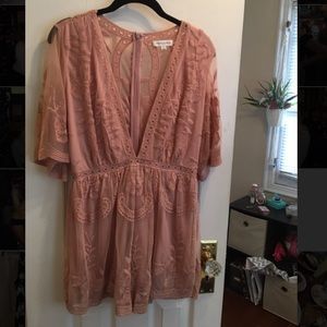 Honey Punch lace Romper